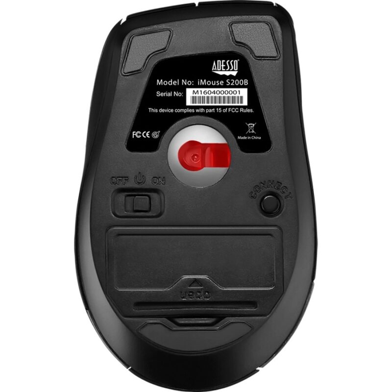 Adesso iMouse S200B – 2.4GHz Wireless Fabric Optical Mouse – Blue
