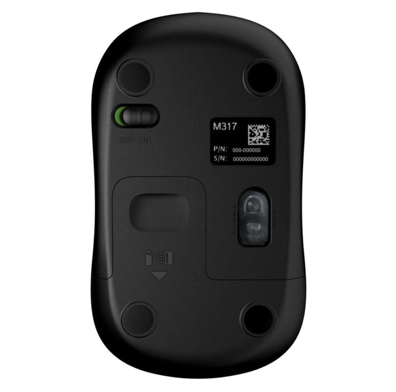 Logitech M317 Wireless Mouse – Black