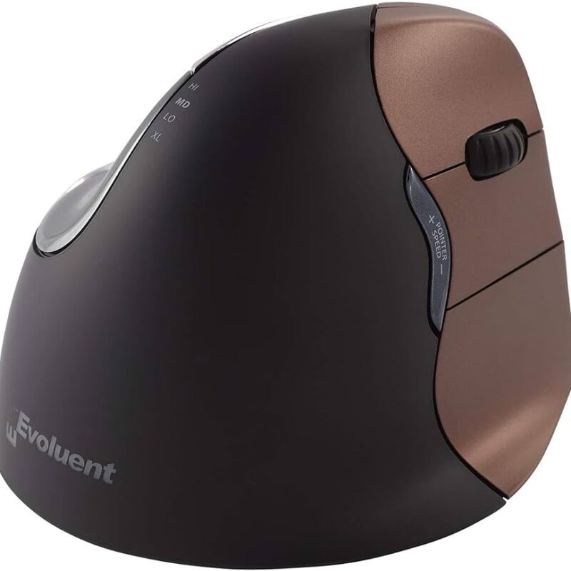 Evoluent VerticalMouse 4 – Small Wireless | Ergonomic Right-Handed Mouse