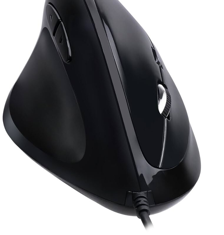 Adesso iMouse E7-TAA Ergonomic Vertical Mouse – Left-Handed, TAA Compliant