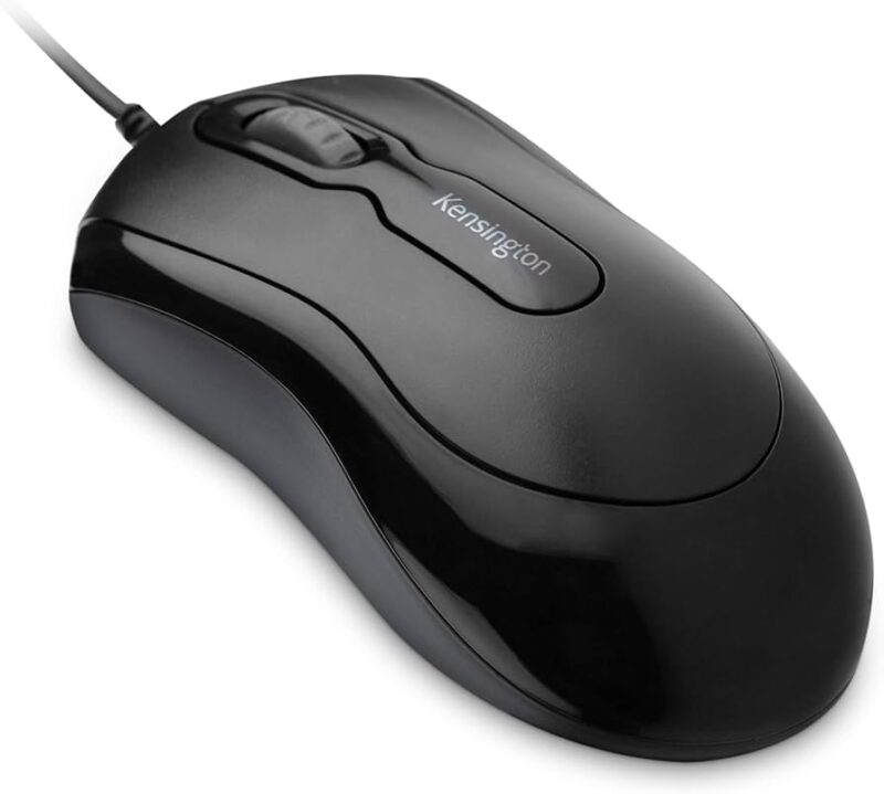 Kensington Mouse-in-a-Box – USB Wired Mouse (Black)
