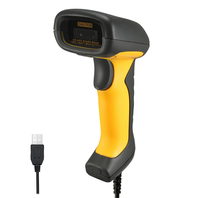 Adesso NuScan 5200TU Antimicrobial & Waterproof 2D/1D USB Barcode Scanner