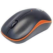 Manhattan Success Wireless Optical Mouse – Blue/Black