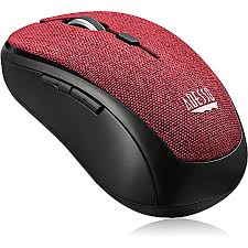 Adesso iMouse S80R Wireless Mini Optical Mouse – Red Fabric